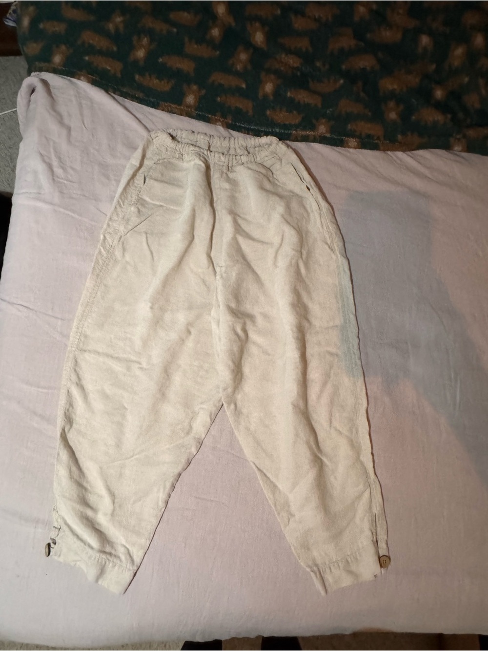 Dazed but Amazed Wide Leg Linen Pants